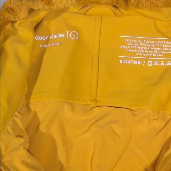 NEW Outdoor Voices Primo Fleece cider cloud Jacket size S - Picture 10 of 13